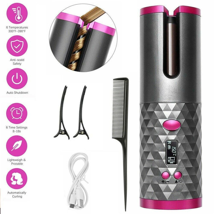 a hair straightener with a comb