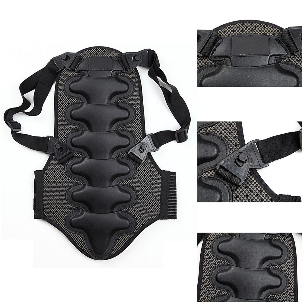 a black vest with straps