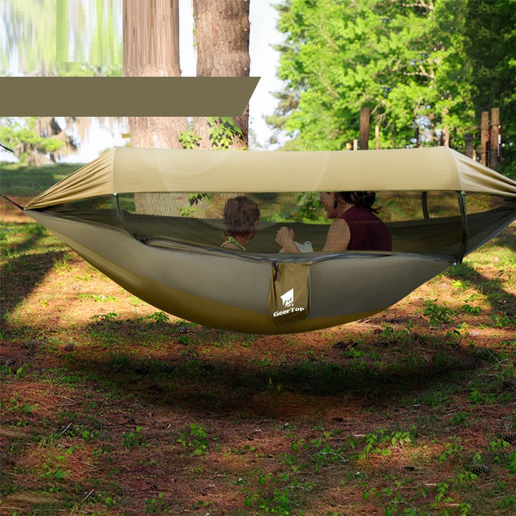 people in a hammock