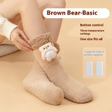 Fleece-Lined Electric Heated Socks