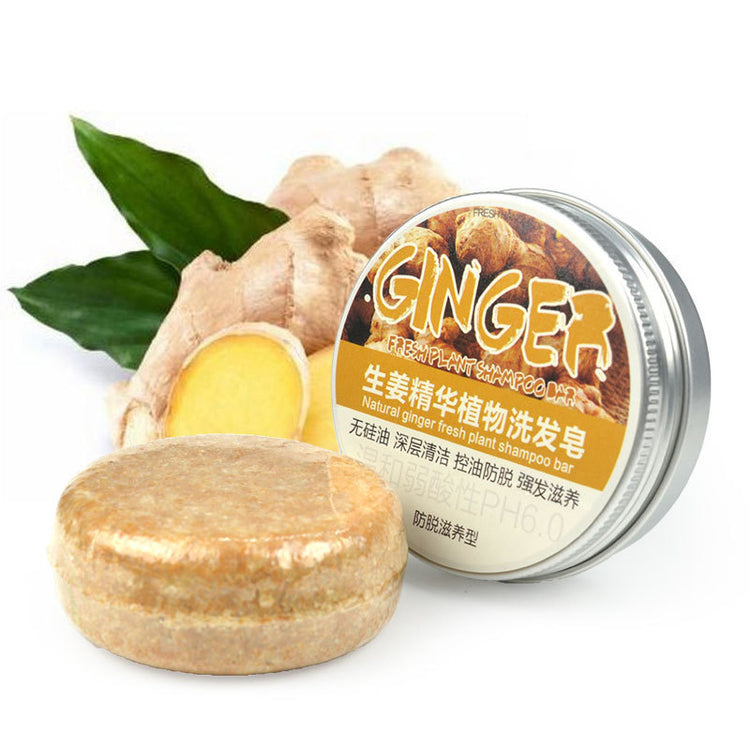 a ginger soap and ginger root