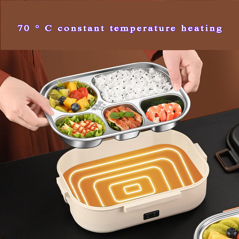 a person holding a tray of food