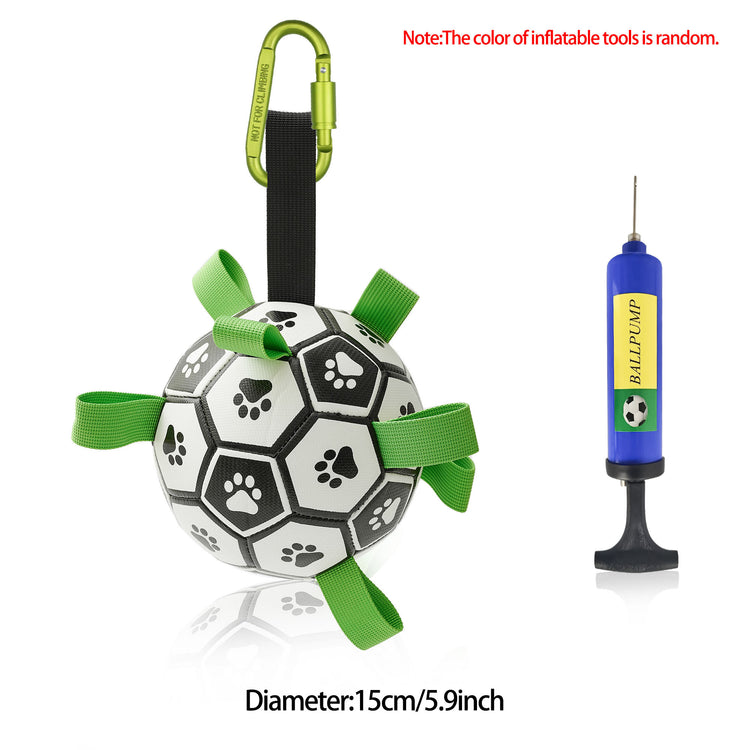 a ball shaped toy with a ball shaped ribbon and a ball shaped object