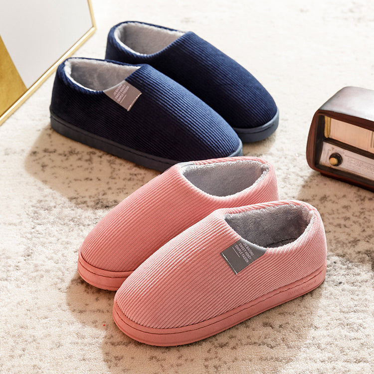 a pair of slippers next to a radio