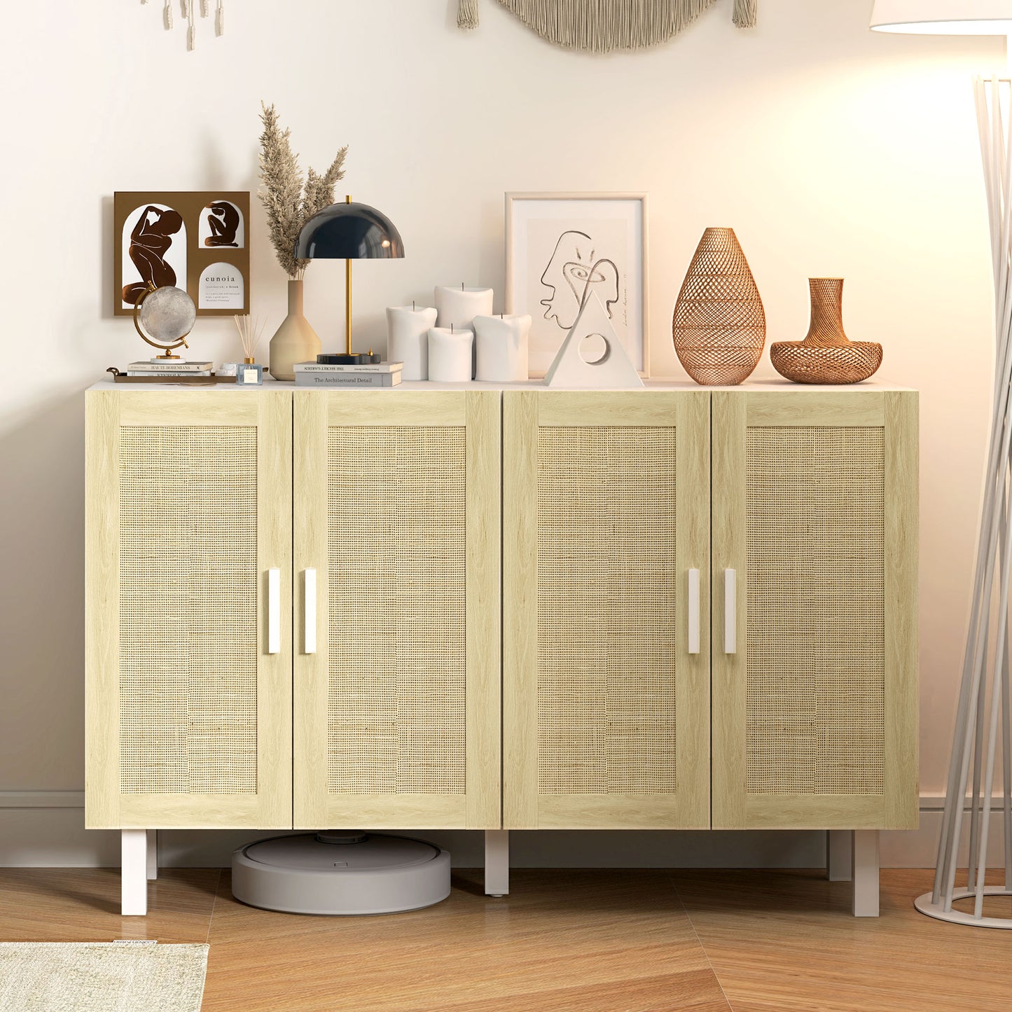Boho Kitchen Cabinet