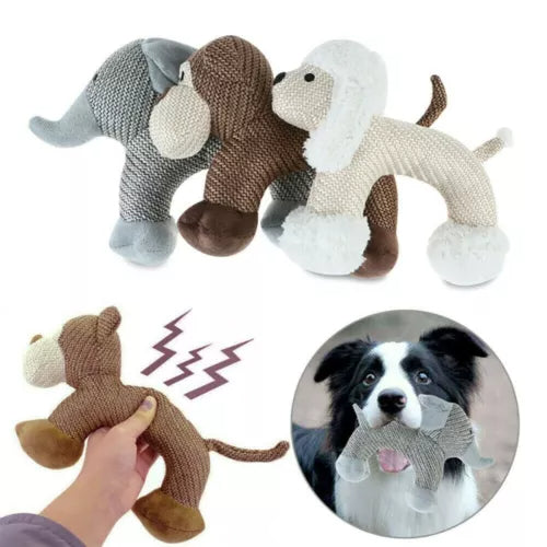a group of stuffed animals