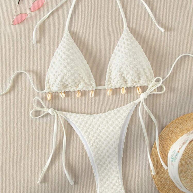 a white garment and hat