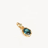 Stainless Steel Birthstone Pendant Necklace
