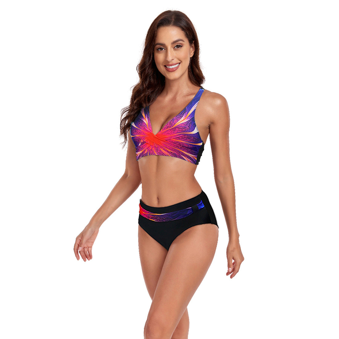 a woman in a swimsuit