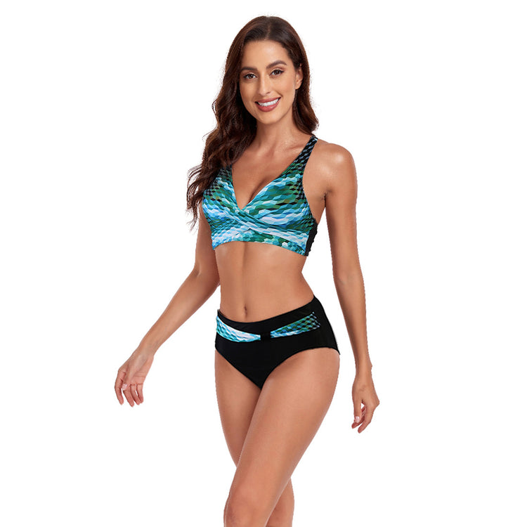 a woman in a swimsuit