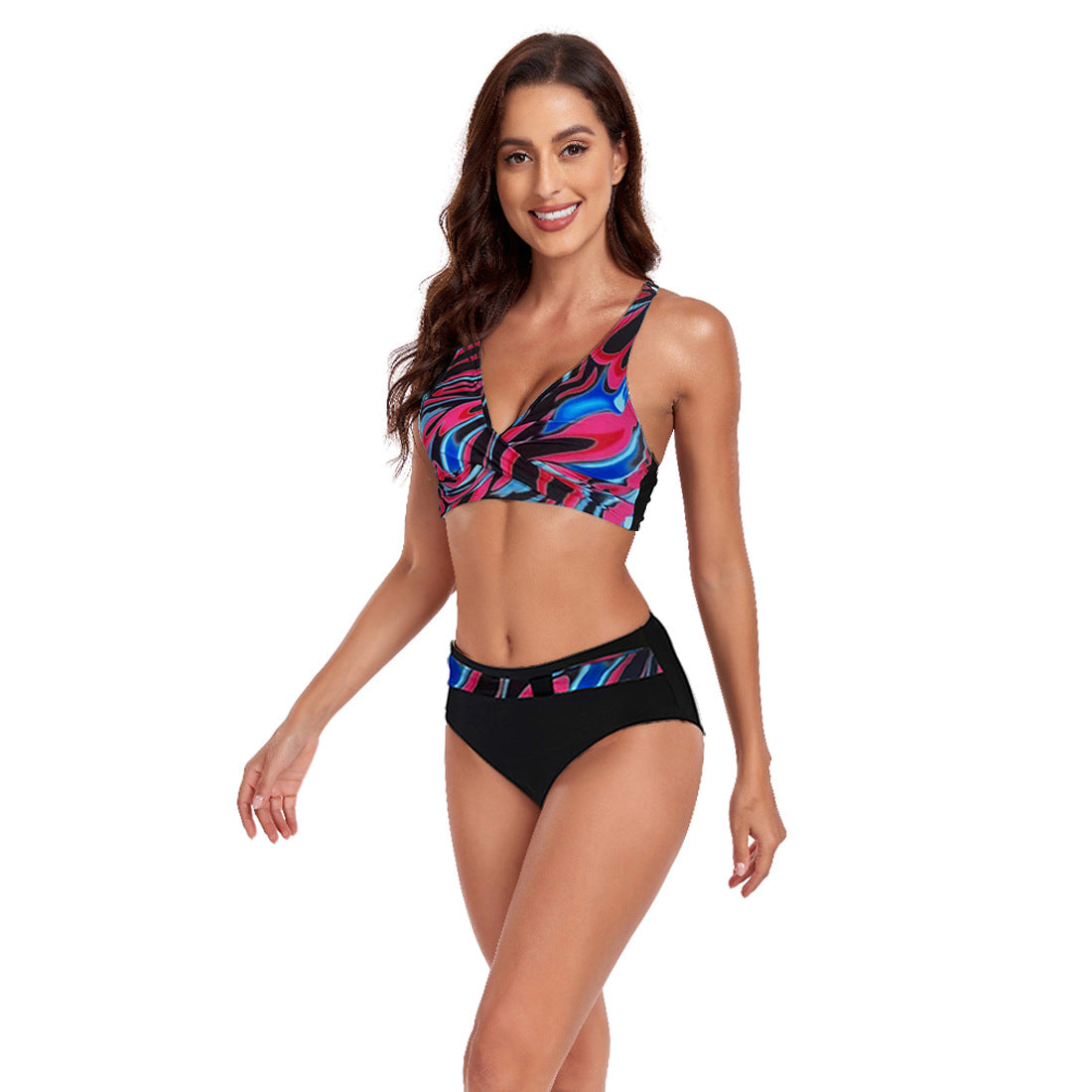 a woman in a swimsuit