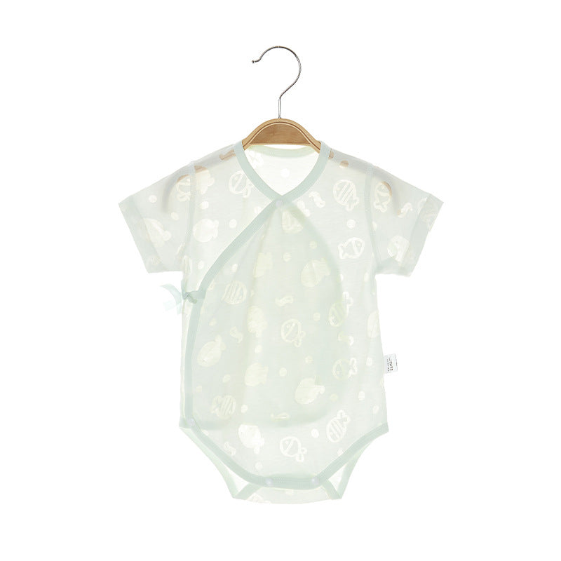 a baby clothes on a swinger