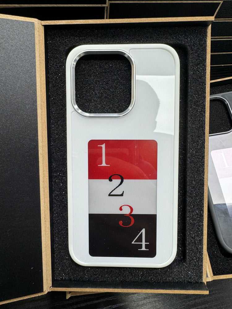 a phone case with numbers on it