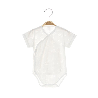 Onesie Short Sleeve Baby Summer Thin Triangle Rompers