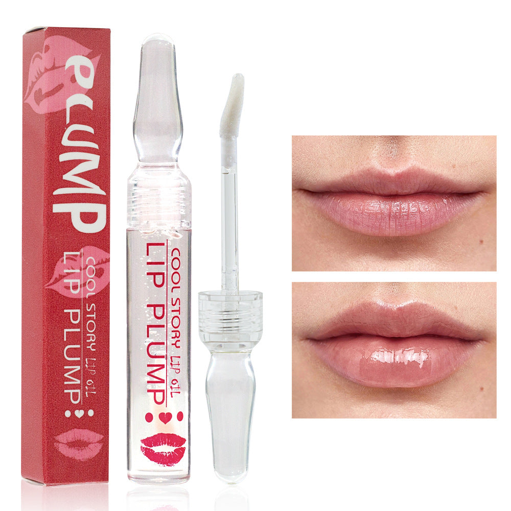 a close up of a lip plump