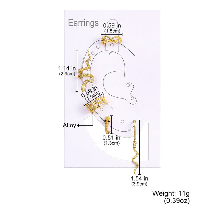 a diagram of a gold earring