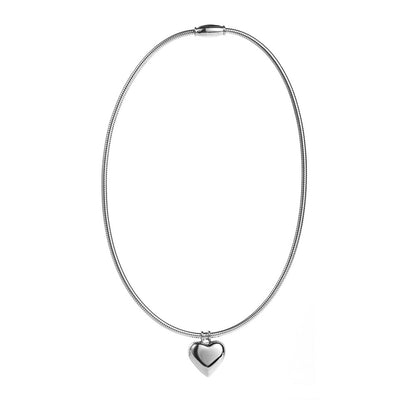 Titanium Steel Vacuum Furnace Inner Plating Elbow Chain Necklace