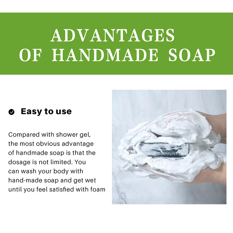 a hand washing with soap