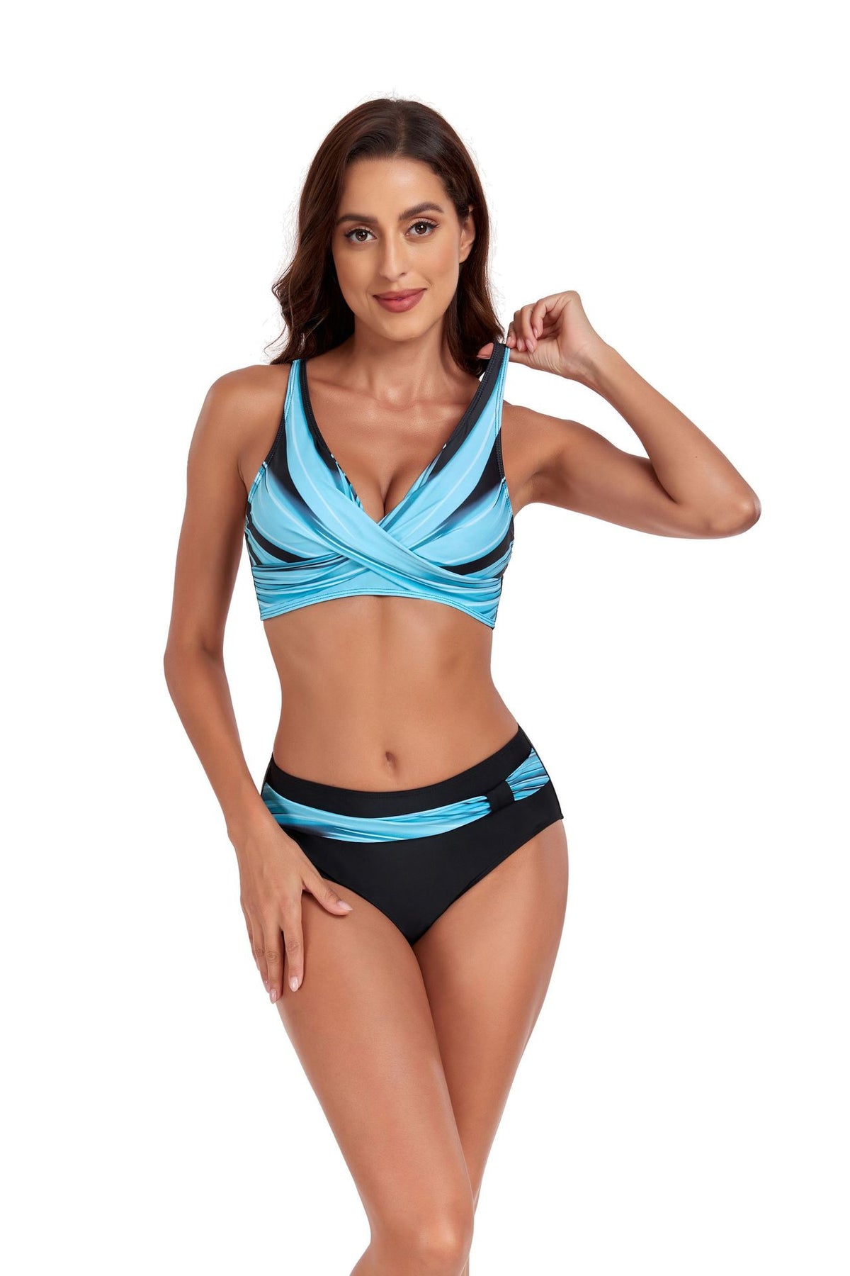 a woman in a swimsuit