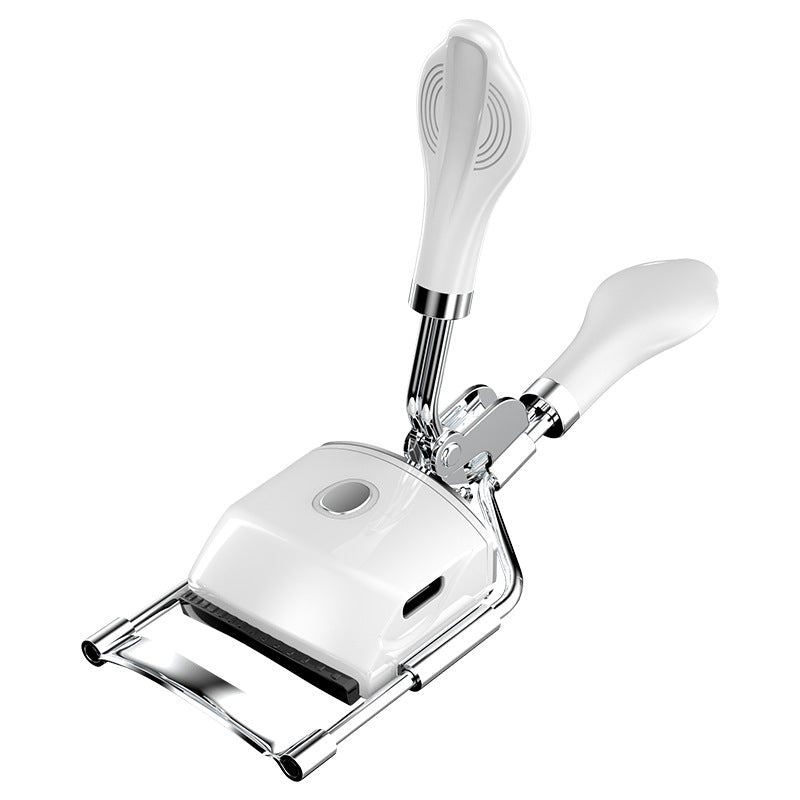 a white machine with two handles