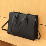 Large-Capacity Women's Laptop Shoulder Bag