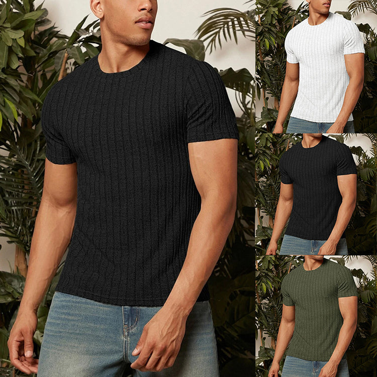 a man wearing a black shirt