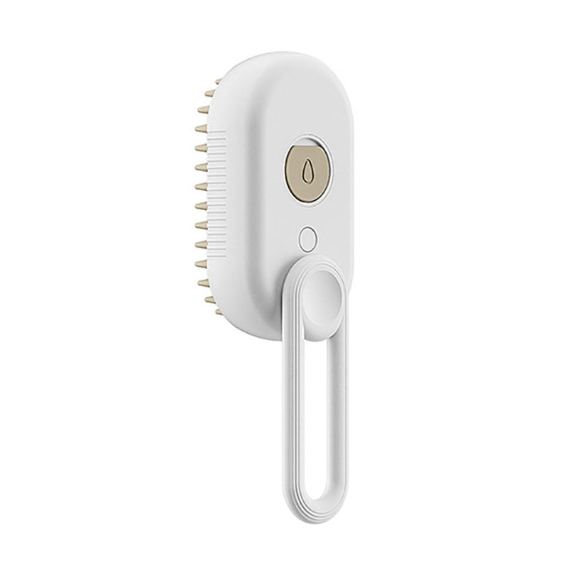 a white brush with a handle