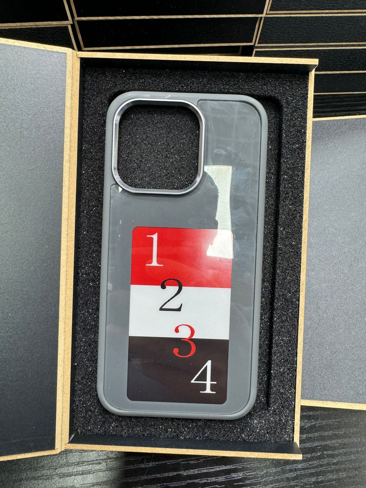 a phone case in a box