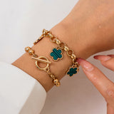 Rhinestone Chain Bracelet