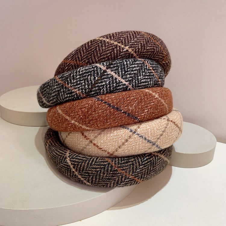 a stack of fabric bracelets