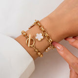 Rhinestone Chain Bracelet