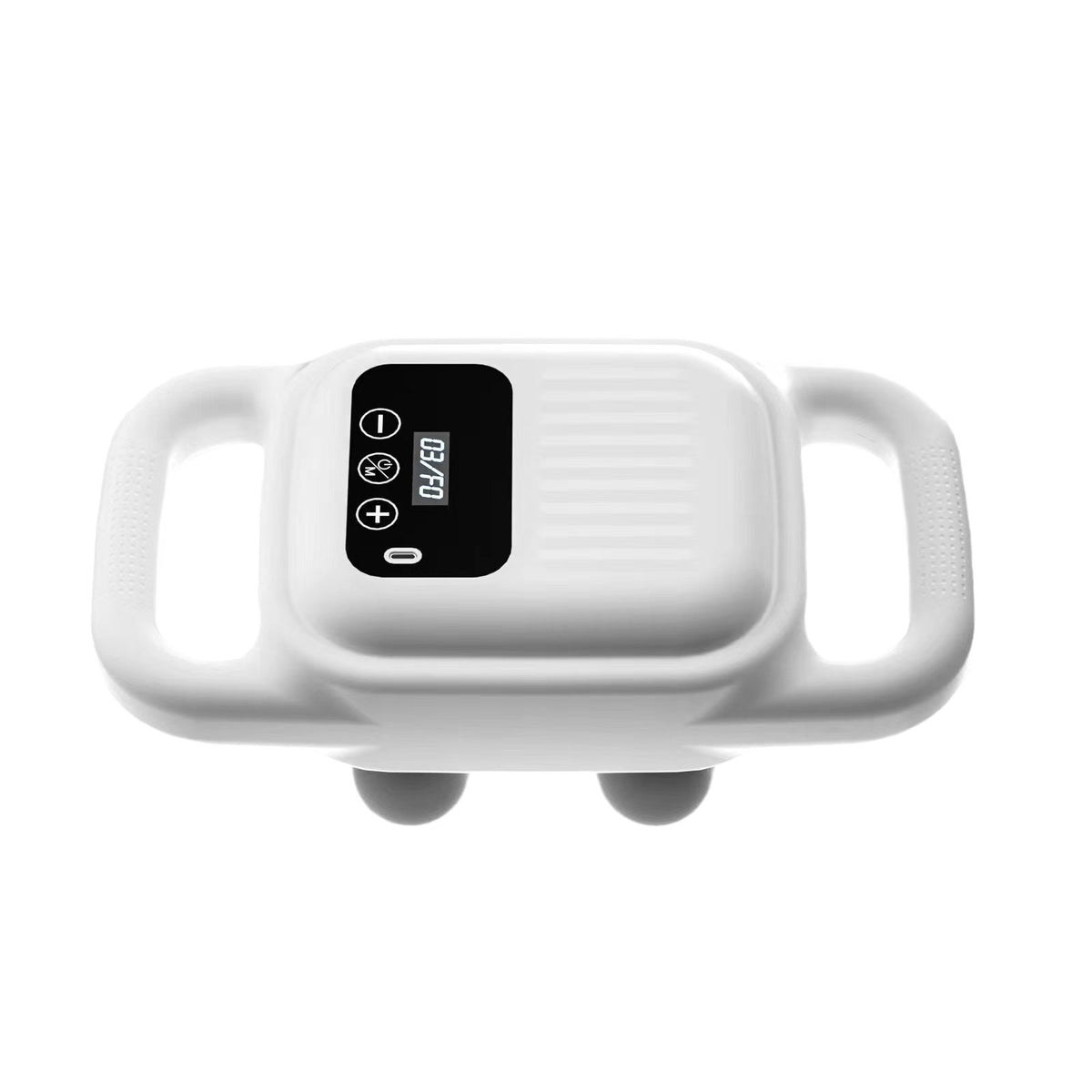 a white device with a screen