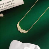 Angel Wings Pendant Necklace in 925 Sterling Silver