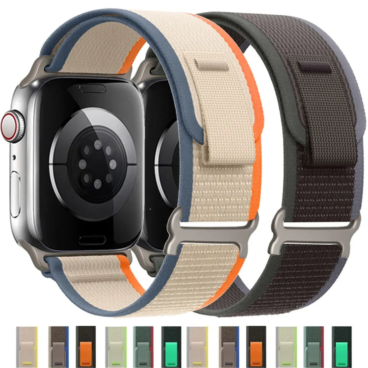 Two-Tone Nylon Trail Loop Band for Apple Watch