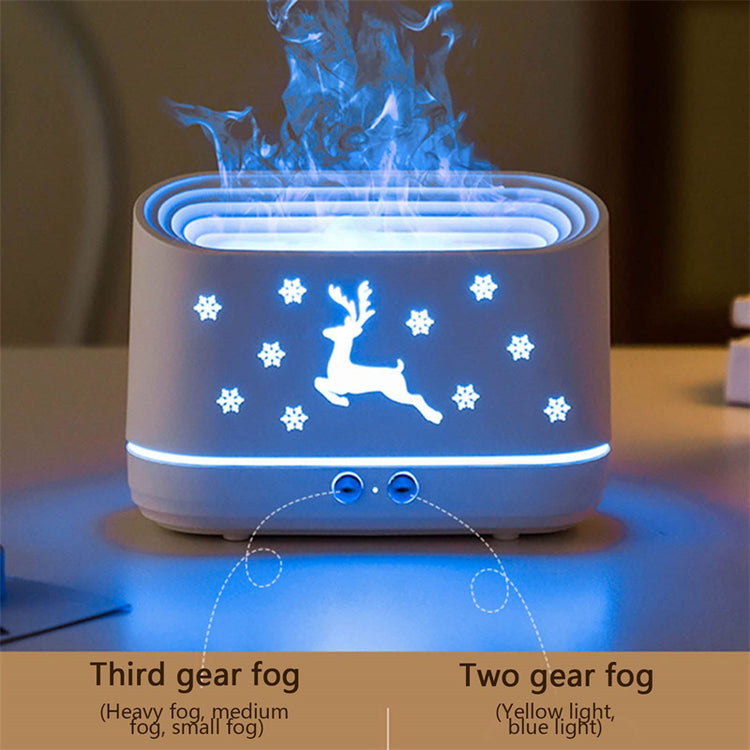 a smoke machine with a deer design on it
