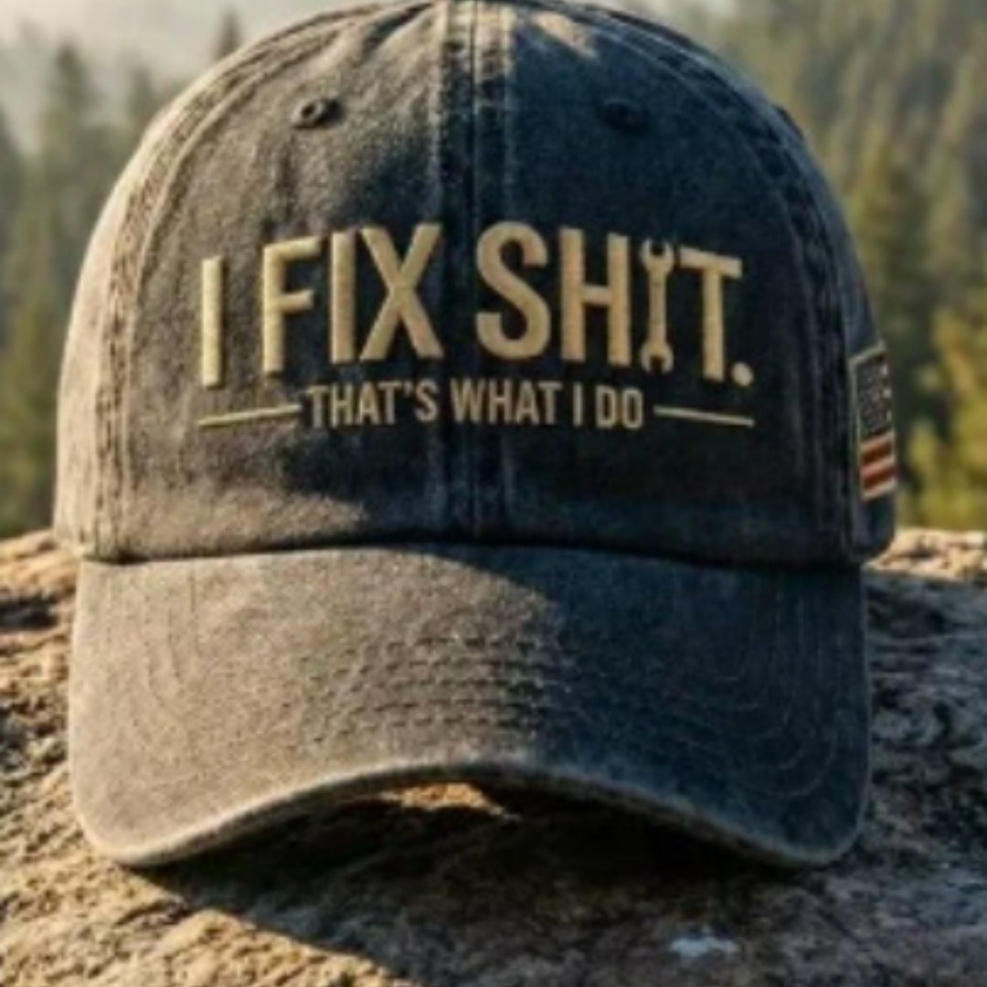 Creative And Versatile Text Printed Baseball Cap