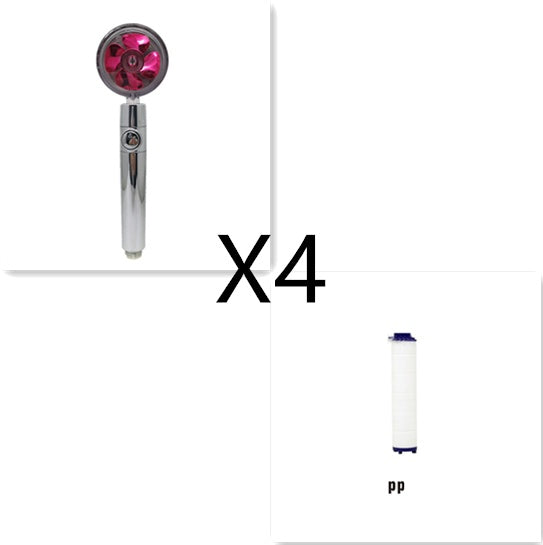 a collage of a silver and pink tool