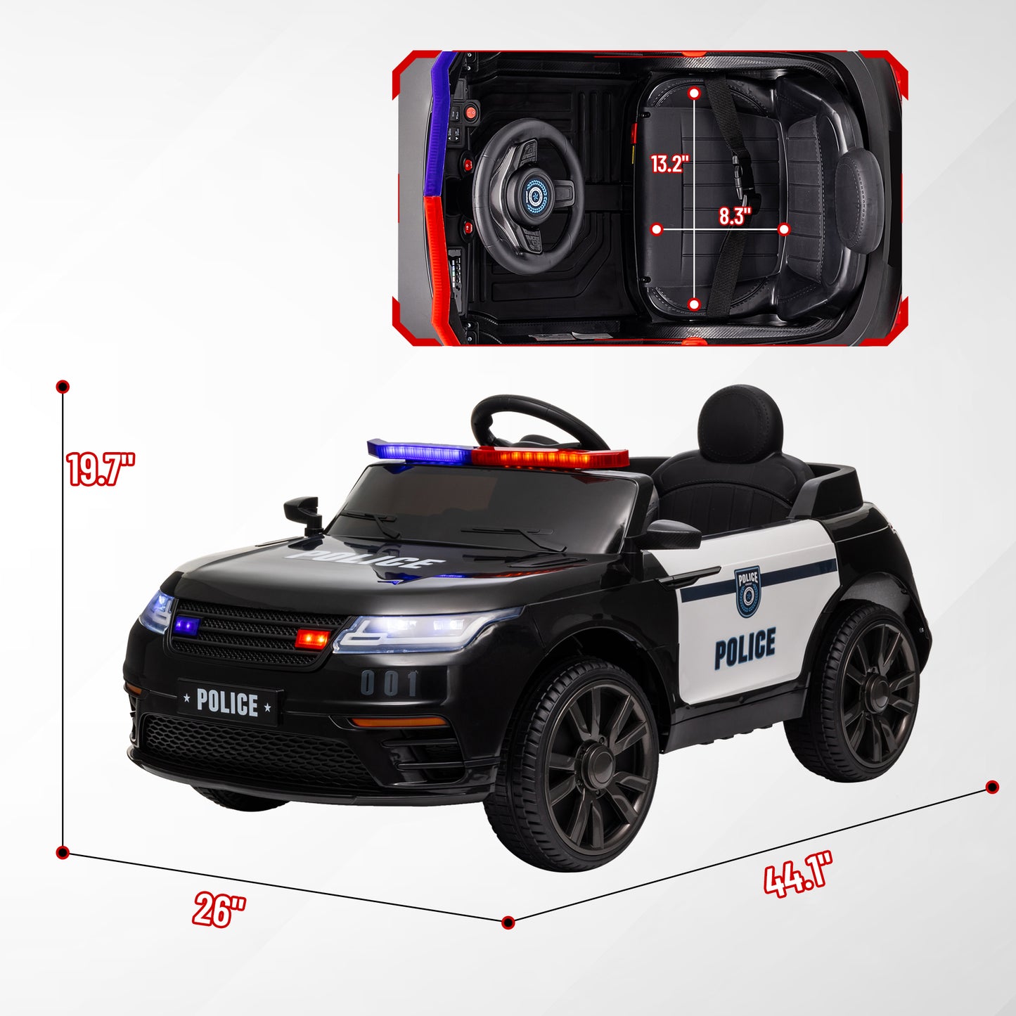 12V Kids Ride on Car w/ Remote Control