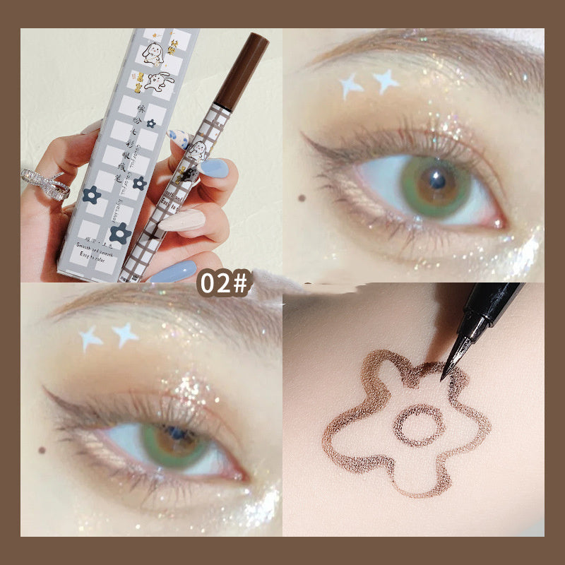 a collage of eye makeup
