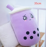 Strawberry Milk Tea Plush Toy Pillow