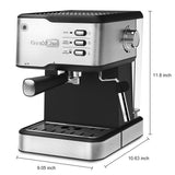 Geek Chef Espresso and Cappuccino Machine with Milk Frother