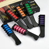 Temporary Hair Color Crayon Set with Brush