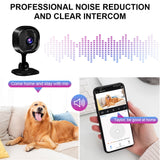 Wi-Fi Security Camera with Two-Way Audio and Night Vision