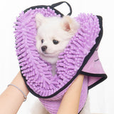 Quick-Dry Microfiber Bath Towel for Dogs and Cats