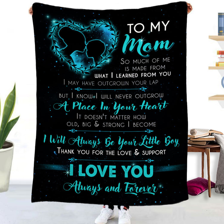 a person holding a blanket