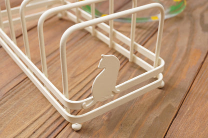 Japanese Miscellaneous Goods Creative Cat Pose Wrought Iron Plate