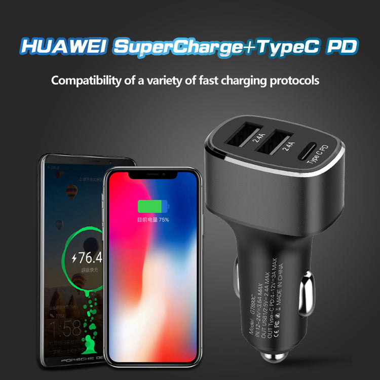 a phone and charger with a charger