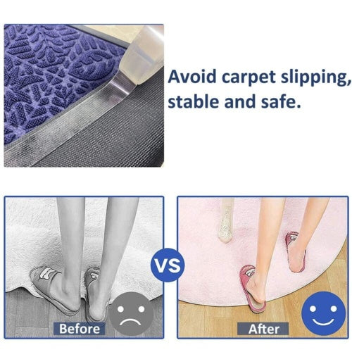 a comparison of a person's feet