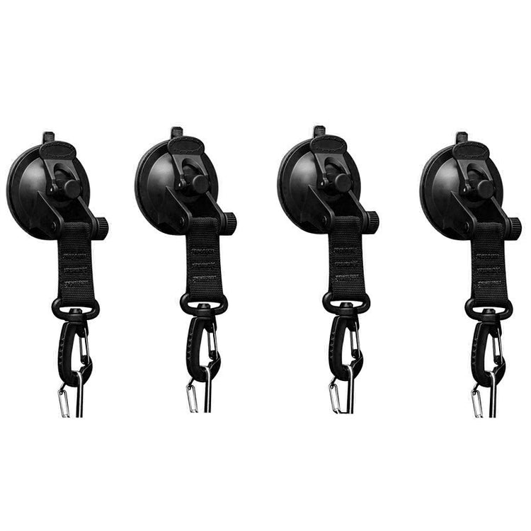a group of black objects