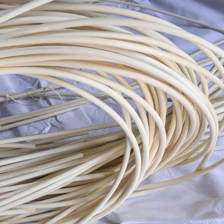 a close-up of a coil of white wires